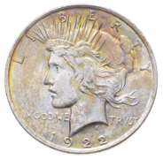 1922 Peace Silver Dollar