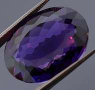 Simply stunning 26.28ct royal purple created Amethyst