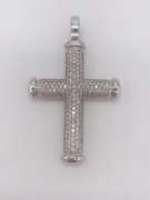 14kt White Gold Diamond Pendant