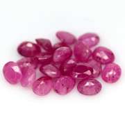 Heated only! 5.86ct natural pinkish red Ruby set