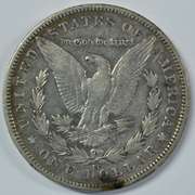 Scarce 1890-CC Morgan Silver Dollar. Sharp