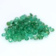 Vibrant emerald green 6.33ct 136pc Emerald set