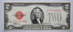 Gem BU 1928 D Red Seal US Note