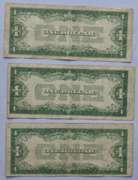 2 1928 B $ 1 Funnyback US Silver Certificates