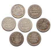 7 Seated Half Dimes