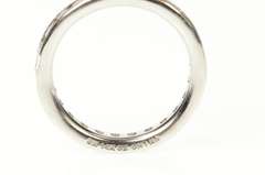 14K Yellow Gold 3.4mm Classic Cubic Zirconia Wedding Band Ring