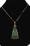 Stunning 14kt Necklace with Druzy Pendant
