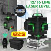 16 Line Green Light Laser Level Digital Self Leveling