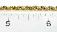 Nice 23-Inch Rope Chain in Yellow Gold