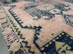 MAGNIFICENT VINTAGE REPRODUCTION RUG 6x8