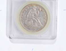 1847 Seated Liberty Dollar - Slabbed
