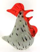 Art Glass Hand Blown Rooster Figurrine