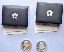 1974 &1975 US Silver Bicentennial Medals