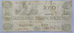 $ 1 1837 Newport Lyceum Kentucky Obsolete