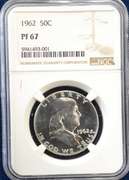 1962 NGC PROOF  67 50 C