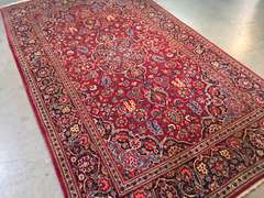 AUTHENTIC  VINTAGE PERSIAN KASHAN 4'.4" X 7'.7"