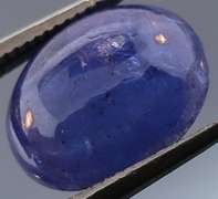Unheated! 3.04ct top blue violet Tanzanite cabochon