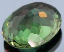 Flawless 30.80ct AAA created green Amethyst