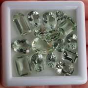 Glittering 44.97ct set of green Amethyst