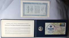 1971 Spacex Expo Sterling Medal & First Day Cover