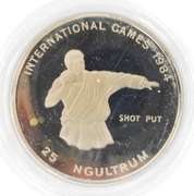 1984 Int'l Games, Shot Put Collector Coin