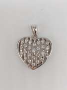 14kt White Gold & Diamond Pendant
