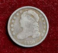 1830 10c with Rotated Die