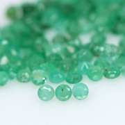 Vibrant emerald green 6.33ct 136pc Emerald set