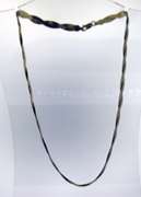 Italian FAS Sterling Silver Twisted Herringbone Necklace