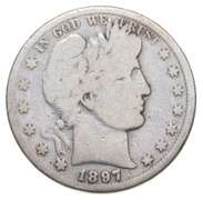1897-O Barber Half Dollar