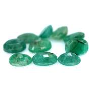 Heavy 6.88ct 10 piece Zambian Emerald set