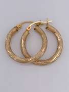 14kt Solid Yellow Gold Hoop Earrings