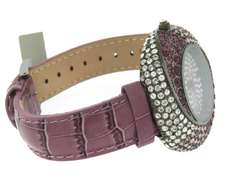 Adrienne Limited Edition Purple Swarovski Crystal Watch