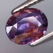 Untreated! Collectors  1.15ct violet and pink Sapphire