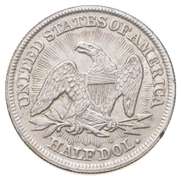 1853 Seated Liberty Half Dollar