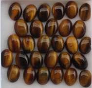 Untreated 32.26ct full cats eye Tigers Eye set