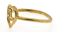 #1 Mom 10kt Yellow Gold Ring
