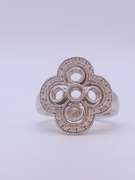 14kt White Gold Diamond Cocktail Ring