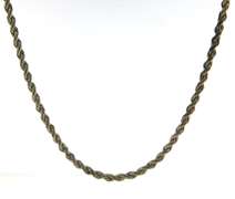 Sterling Silver Rope Chain Necklace
