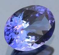 Stunning 1.26ct violet blue Tanzanite