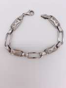 18kt Solid White Gold Bracelet
