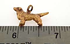 Adorable 14kt Dog Pendant