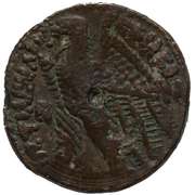 Egypt 180-170 BC AE 26 Philometor 180/145 Ptoloemy VI (1st Period) Bronze