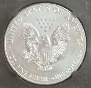 2017 MS69 Silver Eagle, NGC