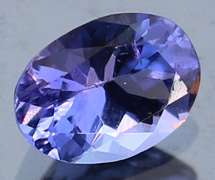 Vivid 1.13ct violet blue Tanzanite
