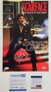 Scarface Cast Autographed 12x18 Poster Photo PSA WITNESS
