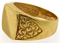 Men's 14kt Signet Ring