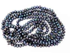 Beautiful 62 Inch Freshwater Peacock Pearl Necklace