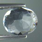 Very rare 1.36ct platinum blue Brazilian Beryl