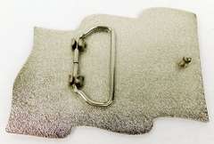 Big Enameled Flag Belt Buckle